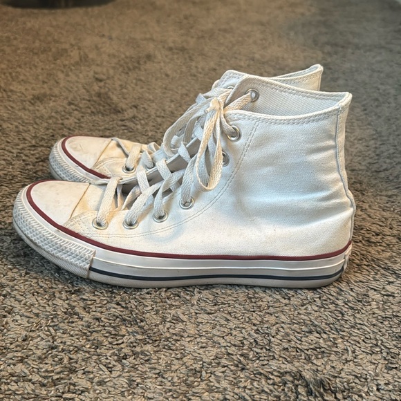 Converse Shoes - White high top converse